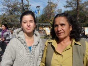 Grissel Llanos y Sara Olguín