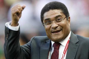 File photo of former Portugal national soccer player Eusebio before their Euro 2008 soccer match against Czech Republic in Geneva