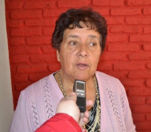 Presidenta Unión Comunal Adulto Mayor, Irma Mena